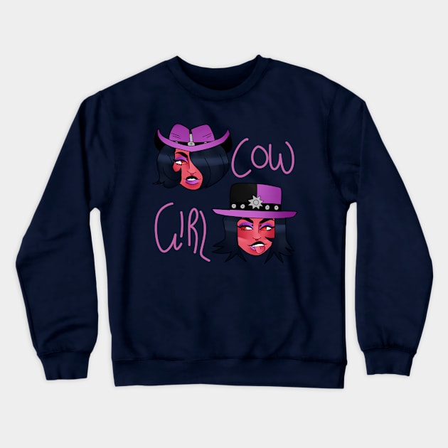 COWGIRL - NISHA THE LAWBRINGER Crewneck Sweatshirt by finallycowboys